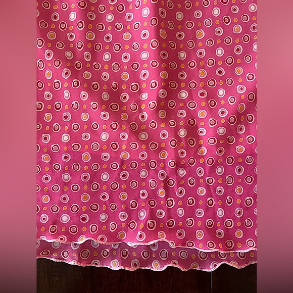 90s Y2k Bubble Gum Midi Slip Skirt - Picture 3 of 5
